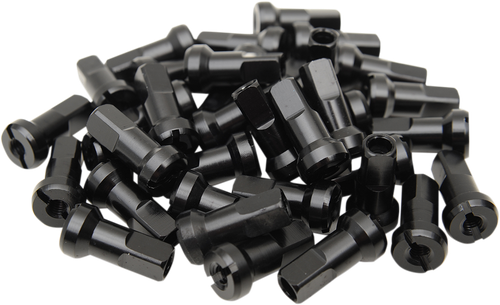 MOOSE OFFROAD - 0211-0197 - Spoke Nipples - MX1 - Black - 9 Gauge - Set