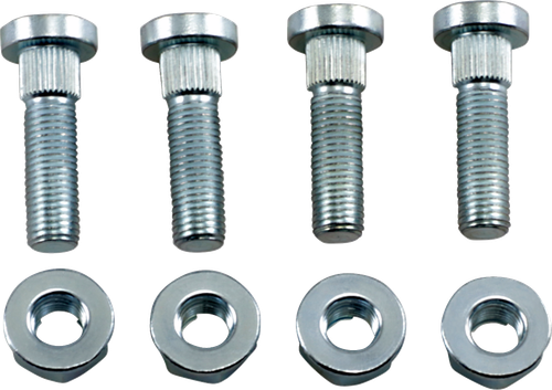 MOOSE OFFROAD - 0213-0754 - Wheel Stud/Nut Kit - Front/Rear - Kawasaki Mule 400