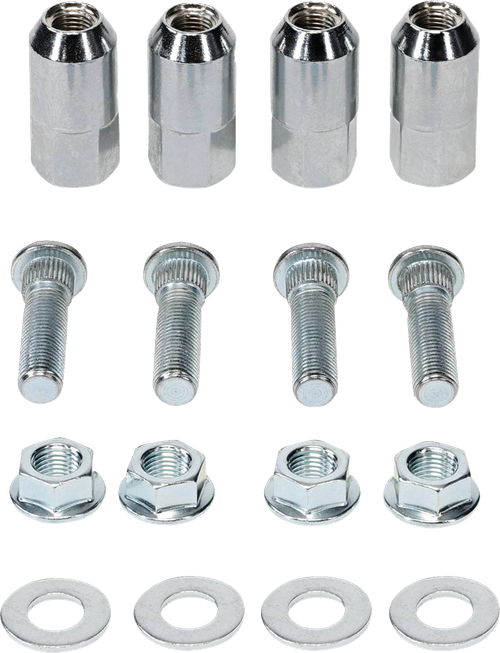 MOOSE OFFROAD - 0213-1259 - Wheel Stud/Nut Kit - Front/Rear - Polaris