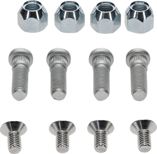 MOOSE OFFROAD - 0213-1271 - Wheel Stud/Nut Kit - Front/Rear - Can-Am Commander/Outlander