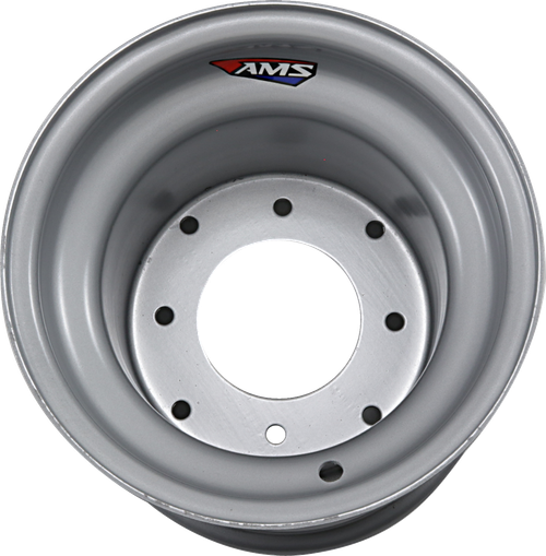 AMS - 9933-697 - Steel Wheel - Rear - Chrome - 9x9 - 4/130-4/150 - 3+6