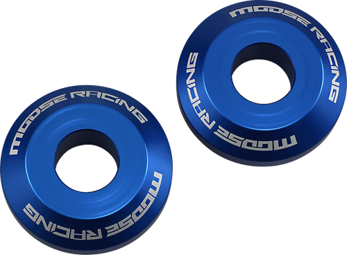 MOOSE OFFROAD - 0222-0533 - Fast Wheel Spacer - Rear - Blue - Yamaha