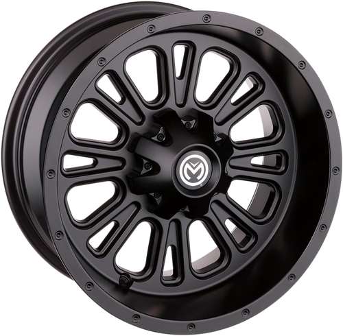 MOOSE OFFROAD - 0230-0918 - Wheel - 399X - Rear - Black - 12x8 - 4/156 - 4+4
