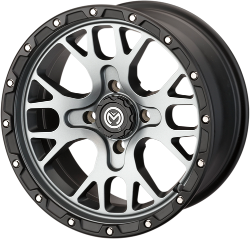 MOOSE OFFROAD - 0230-0966 - Wheel - 545X - Front/Rear - Gray - 14x7 - 4/110 - 5+2