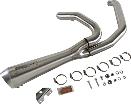 BASSANI XHAUST - 1F42SS - Short 2:1 Exhaust for FL - Stainless Steel