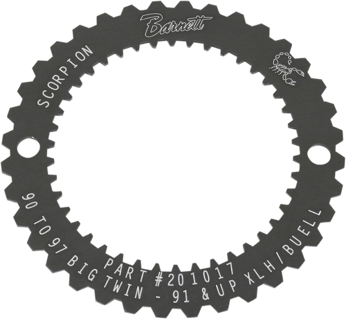 BARNETT - 6383080090 - Lock Plate - Clutch Basket - Scorpion - '90-'97 Big Twin/'91+ XLH/Buell