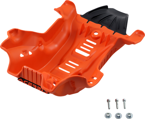 ACERBIS - 2736365225 - Skid Plate - '16 OEM Orange/Black - Gas Gas | Husqvarna | KTM