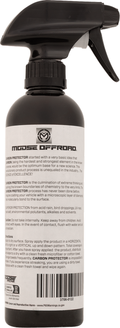 MOOSE OFFROAD - 3706-0122 - Carbon Protector - 16 US fl oz. - Spray Bottle