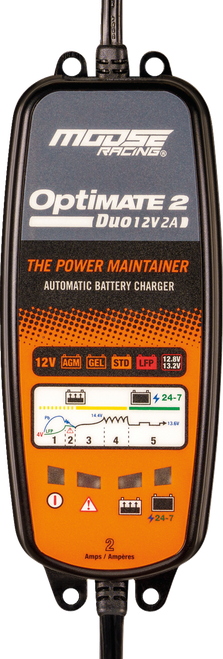 MOOSE OFFROAD - 3807-0707 - Battery Charger/Maintainer - Optimate 2 Duo