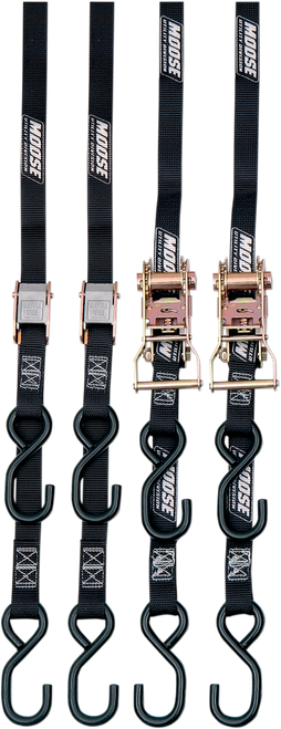 MOOSE OFFROAD - 3920-0300 - Tie-Down - Black - Quad Pack