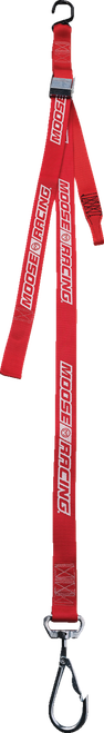 MOOSE OFFROAD - 3920-0528 - 1-1/2" Tie-Downs with Swivel Hooks - Red