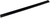 MOOSE OFFROAD - 4501-0781 - Plow Wear Bar - Matte Black - 55"