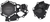 ACERBIS - 2856840001 - X-Power Cover Kit - Black - Honda