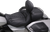 MUSTANG - 89401GM - Deluxe Touring Solo Seat - w/ Backrest - Gunmetal Stitch - FLT/FLH '23-'25