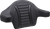 MUSTANG - 88403GM - Deluxe Extended Passenger Arm Backrest - Gunmetal Stitch - Touring