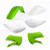 ACERBIS - 2041070206 - Standard Body Kit - '05 OEM Green/White - Kawasaki | Suzuki '00-'25