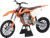 NEW RAY TOYS - 49613 - KTM 450 SX-F 2018 Dirt Bike - 1:6 Scale - Orange/Black/White