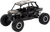 NEW RAY TOYS - 57976C - Polaris RZR XP 4 Turbo 1000 - Rock Crawler - 1:18 Scale - Titanium