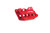 ACERBIS - 2410960004 - Complete Chain Guide Block - Red - Honda