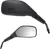 PARTS UNLIMITED - 0640-0971 - Mirror - Supersport - Side View - Rectangle - Black - Right - Each