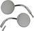 BILTWELL - 6503-400-532 - Mirrors - Utility - Side View - Round - Perch - Chrome - Pair