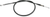 PARTS UNLIMITED - 0652-0734 - Black Vinyl Clutch Cable - Yamaha
