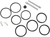 PARTS UNLIMITED - 1702-0431 - Brake Caliper Rebuild Kit - VMX 1200
