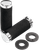 PARTS UNLIMITED - 1806-10-016 - Cruiser Grips - Foam - 1" - 130 mm - Chrome
