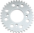 PARTS UNLIMITED - K22-3596 - Rear Sprocket - 37 Tooth - Honda