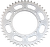 PARTS UNLIMITED - K22-3702G - Rear Sprocket - 45 Tooth - Kawasaki