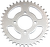 PARTS UNLIMITED - K22-3803M - Rear Sprocket - 39 Tooth - Kawasaki/Suzuki