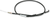 PARTS UNLIMITED - K28-2104 - Vinyl Covered Throttle Cable - '89-'94 YZ125/250