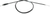 PARTS UNLIMITED - K28-6504N - Vinyl Covered Throttle Cable - '77-'83 XR75/80