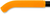 RACE SHOP INC. - G-7 ORANGE - 7” Colored Rubber Grips - Orange