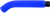 RACE SHOP INC. - G-7 BLUE - 7” Colored Rubber Grips - Blue