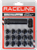 RACELINE WHEELS - RLUG-CS20B - Lug Nuts - Spline Socket - 12 mm x 1.5” - with Spline Key - Black - 16 Pack