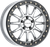 RACELINE WHEELS - A14SB-77012+25 - Wheel - Alpha - Front/Rear - Hyper Silver/with Black Ring - 17x7 - 5/4.5 - +25 mm