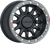 RACELINE WHEELS - A14BG-51056+10 - Wheel - Alpha - Front/Rear - Black/with Gun Metal Ring - 15x10 - 4/156 - +10 mm