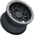 RACELINE WHEELS - A14BG-51056+10 - Wheel - Alpha - Front/Rear - Black/with Gun Metal Ring - 15x10 - 4/156 - +10 mm