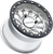 RACELINE WHEELS - A14SB-51056+10 - Wheel - Alpha - Front/Rear - Hyper Silver/with Black Ring - 15x10 - 4/156 - +10 mm