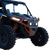 RAVEK - 64-317ORL - Front Bumper/Skid Plate with White Lights - Orange - RZR XP 1000