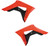 ACERBIS - 2630661018 - Radiator Shrouds - Red/Black