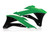 ACERBIS - 2374071089 - Radiator Shrouds - Green/Black