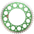RENTHAL - 1120-520-51GPGN - Twinring Rear Sprocket - 51 Tooth - Green - Kawasaki/Suzuki