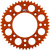 RENTHAL - 518U-420-47GPOR - Rear Sprocket - Aluminum - 47 Tooth - Orange - KTM