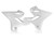 ACERBIS - 2402980002 - Radiator Shrouds - White
