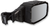 RIGID INDUSTRIES - 64011 - Mirrors - Reflect Series Lights - Side View - Rectangle - Black - Pair