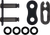 RK - 525MAXO-CL-B - 525 Max-O - Connecting Link - Clip - Black