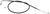 S&S CYCLE - 19-0432 - Black Vinyl Throttle Cable - 36” - Black