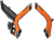 ACERBIS - 2733445229 - X-Grip Frame Guards - '16 OEM Orange/Black - KTM